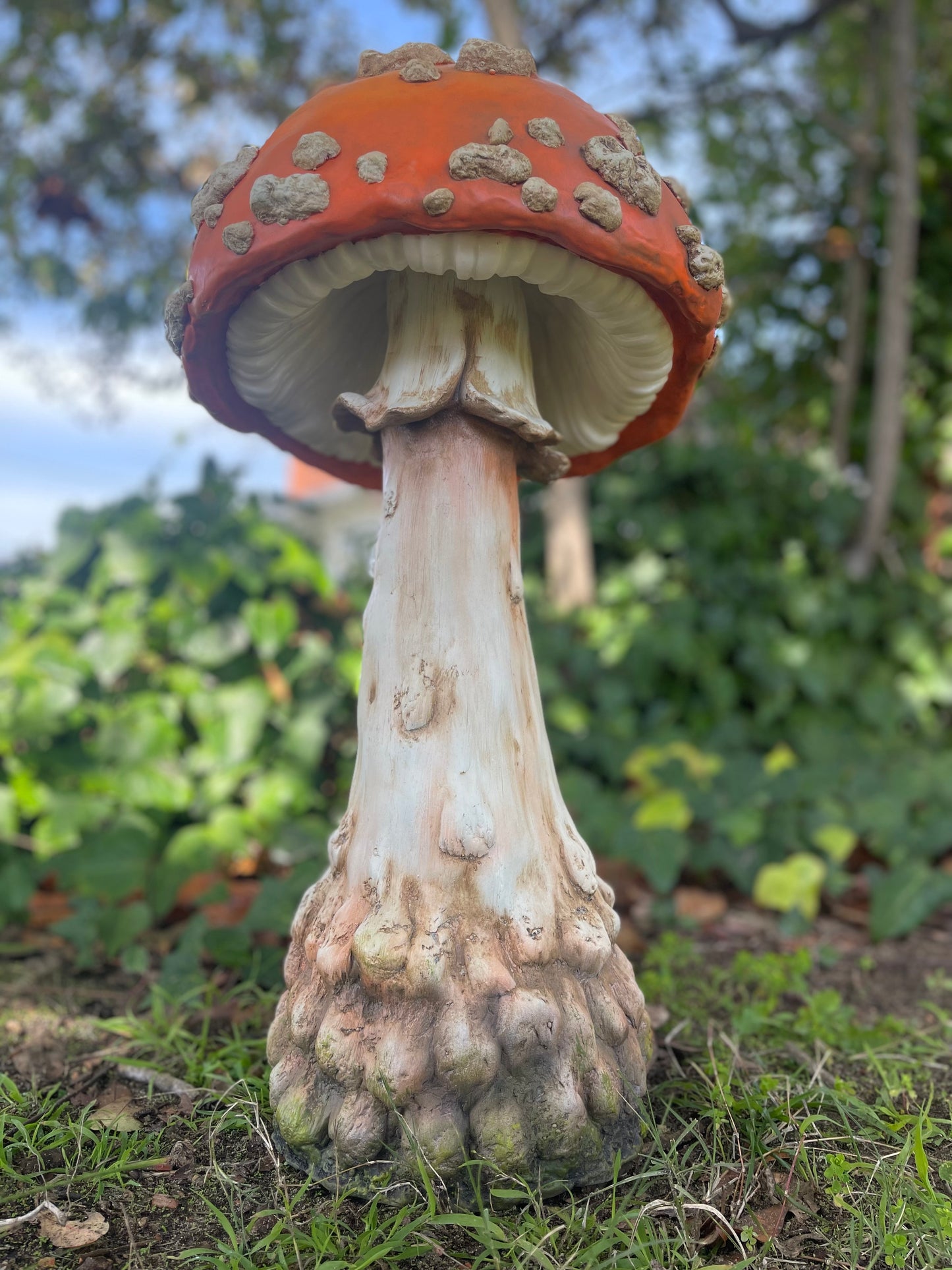 Mini Glowing Tabletop Mushroom Round Cap