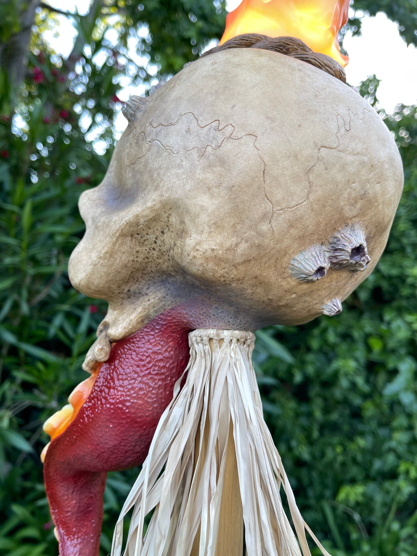Flamed Tentacle Skull