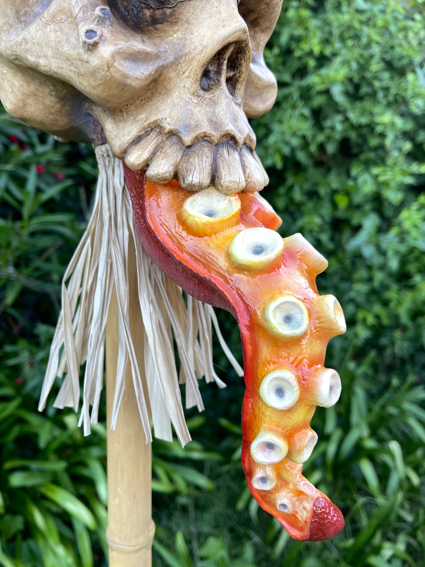 Flamed Tentacle Skull